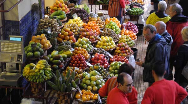 Markt in Funchal Markt in Funchal