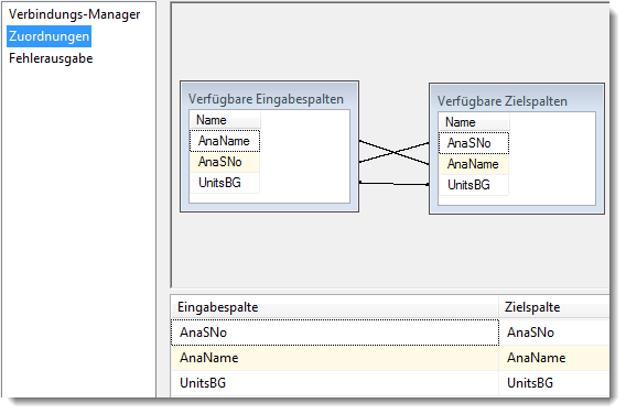 Zuordnungen prüfen
