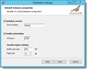 install MariaDB